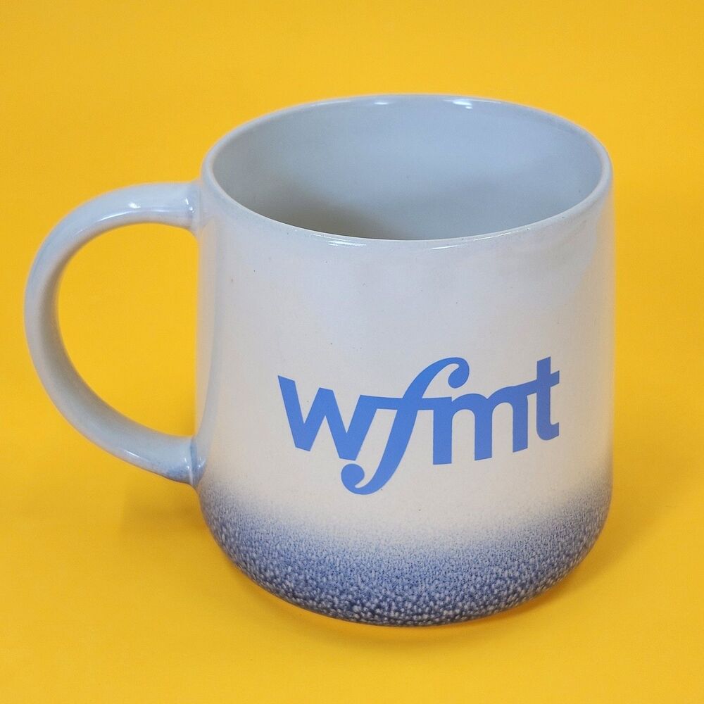WFMT Coffee Mug 98.7 Chicago Radio Classical Jazz Music Cup Vintage Ceramic